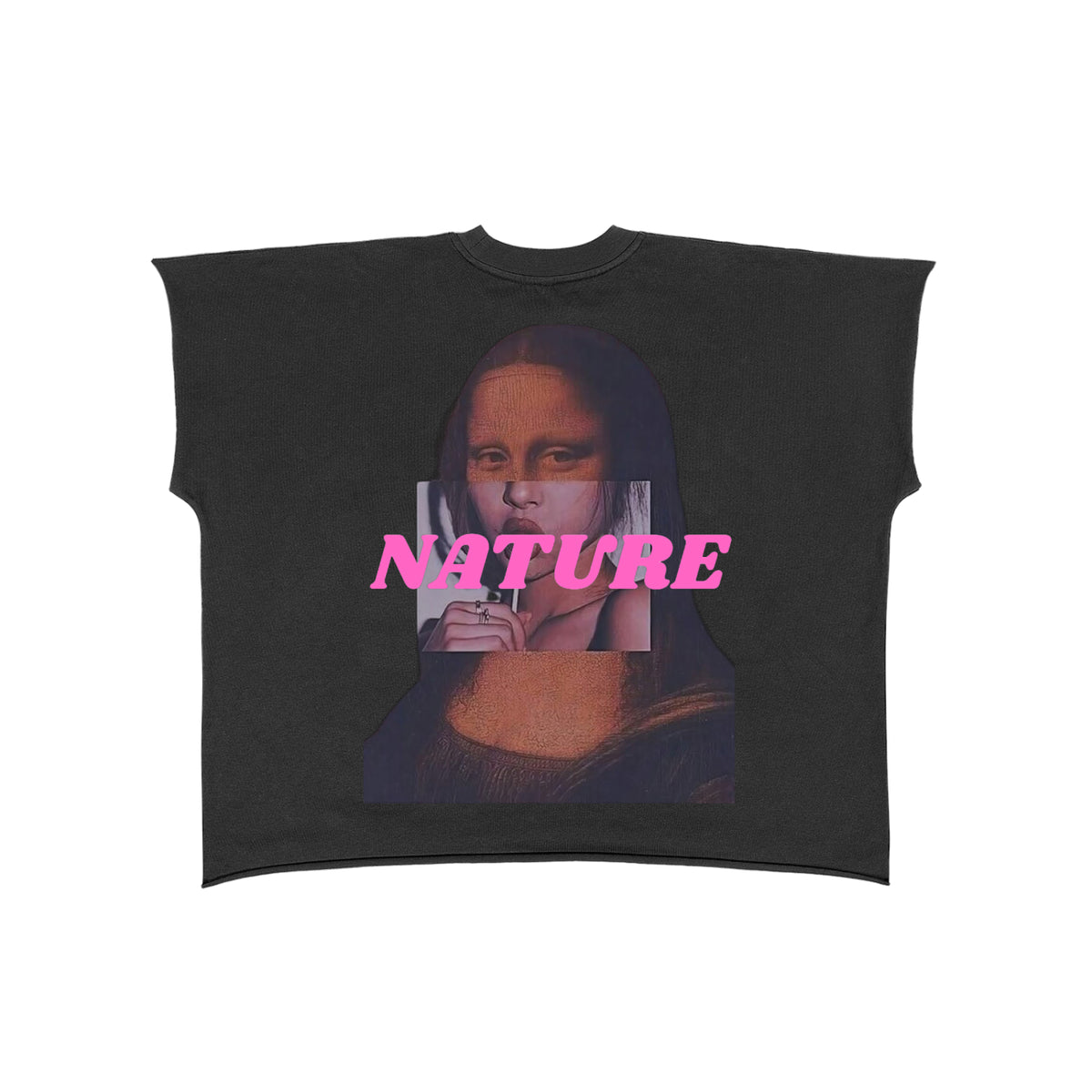 ‘Normal is an illusion’ Raw Edge Boxy Tee