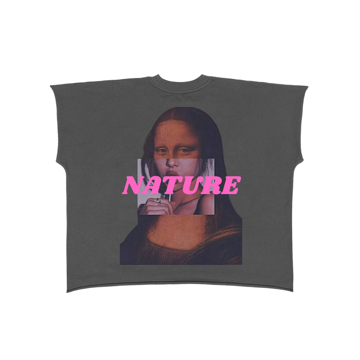 ‘Normal is an illusion’ Raw Edge Boxy Tee